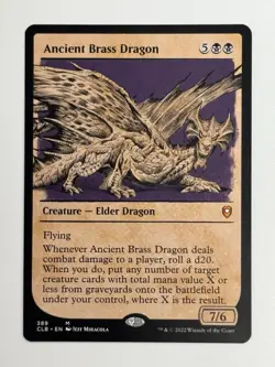 Ancient Brass Dragon (Showcase) Commander Legends: Battle for Baldur's Gate... - Image 1