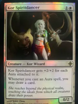 MTG FOIL Kor Spiritdancer Rise of the Eldrazi Magic the Gathering - Image 3