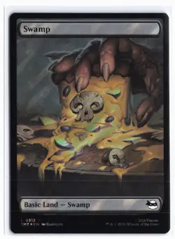 Swamp (0312) (Surge Foil) Teenage Mutant Ninja Turtles MTG - Image 1