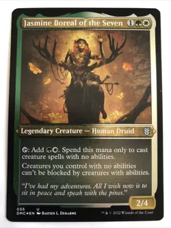 MTG Commander: Dominaria United Jasmine Boreal of the Seven Foil Etched 055 NM - Image 1