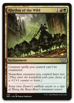 Rhythm of the Wild #142 (LP) Kamigawa Neon Dynasty NEC Magic MTG - Image 1