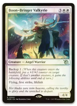 Boon-Bringer Valkyrie #9 (Foil) (NM) March of the Machine MOM Magic MTG - Image 1