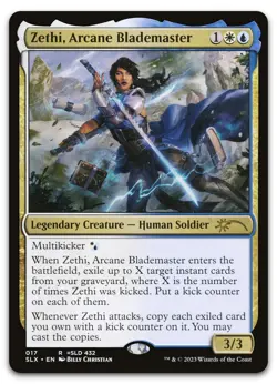 Zethi, Arcane Blademaster #17 (LP) SLX SLX Magic MTG - Image 1