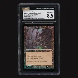 YAWGMOTH'S BARGAIN FOIL CGC 8.5 Urza's Destiny Magic MTG Graded [Luca] - Image 1