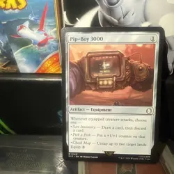 Pip-Boy 3000 #140 (Foil) (NM) Fallout PIP Magic MTG - Image 1