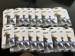 Magic The Gathering Final Fantasy Sleeved & Sealed Play Booster - Lot of 18 - Image 1