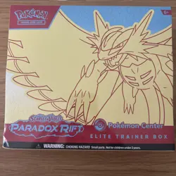 Paradox Rift Pokemon Center Elite Trainer Box ETB Roaring Moon SV Exclusive - Image 1