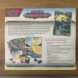 Paradox Rift Pokemon Center Elite Trainer Box ETB Roaring Moon SV Exclusive - Image 3