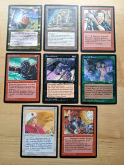 MTG Italian Lot of 8 NM+ Alliances - Image 1