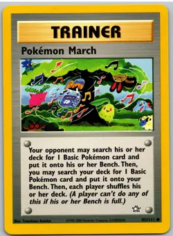 Pokemon March 102/111 Common Neo Genesis Pokemon MP - Image 1