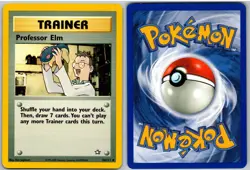Professor Elm 96/111 Uncommon Neo Genesis Pokemon MP - Image 3