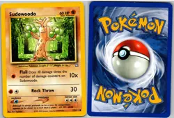 Sudowoodo 77/111 Common Neo Genesis Pokemon MP - Image 3