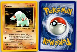 Phanpy 43/111 Uncommon Neo Genesis Pokemon MP - Image 3