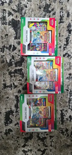 Pokemon TCG First Partner Illustration Collection Box Series 1 Sealed New - Image 1