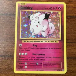 Pokemon TCG Clefairy Evolutions 63/108 Holo Holo Rare NM - Image 1