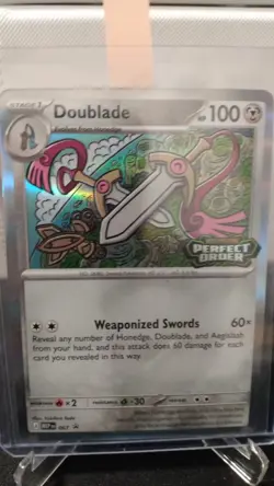 Doublade Build and Battle Promo 067 Pokemon Mega Evolution Perfect Order - Image 1