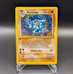 Machamp - 1st Edition - 8/102 Base Set Holo Rare - LP - Pokemon TCG WOTC - Image 1