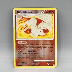 Pokemon Card - Ninetales Mysterious Treasures 32/123 Rare Reverse Holo LP - Image 1