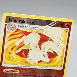 Pokemon Card - Ninetales Mysterious Treasures 32/123 Rare Reverse Holo LP - Image 3