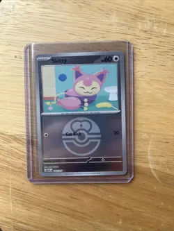 Pokemon TCG Ascended Heroes Reverse Holo Skitty 165/217 LOVE BALL - Image 1