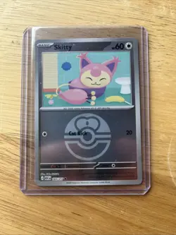 Pokemon TCG Ascended Heroes Reverse Holo Skitty 165/217 LOVE BALL - Image 2