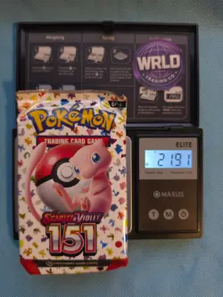 Pokemon TCG 151 Booster Pack VERY HEAVY!! 🔥 21.91g (Factory Sealed)✅ - Image 1
