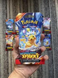 LOT OF 16 - Pokemon TCG - Surging Sparks Booster Packs - Sealed - Fast Ship - Image 1
