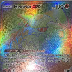 Heatran GX 238/236 - Secret Rare- Pokemon Tcg Sun & Moon Unified Minds- NM - Image 2