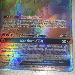 Heatran GX 238/236 - Secret Rare- Pokemon Tcg Sun & Moon Unified Minds- NM - Image 4