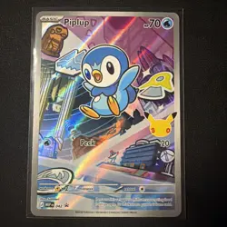 Piplup 042 Holo MEP Mega Evolution Promo Pokemon - NM - Image 1