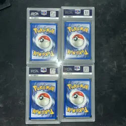 2000 Pokemon Neo Genesis Wooper #82 1st Edition Common PSA 9 X4 - Image 5