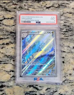 Pokemon TCG Dragonair 181/165 Scarlet & Violet 151 Illustration Rare Holo PSA 9 - Image 1