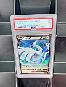 2023 POKEMON SWSH BSP | CROWN ZENITH SPECIAL COLLECTION LUGIA V 301 PSA 7 - Image 1