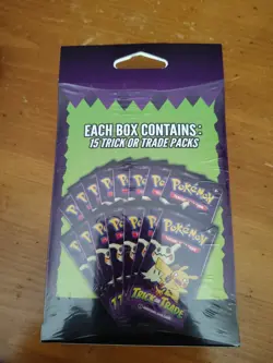 Pokemon TCG Trick or Trade Hanger Box with 15 Packs Brand New Sealed - Image 3