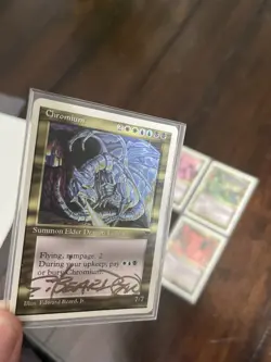 Set of 4 signed MTG Magic the Gathering Elder Dragon Legends by Edward Beard, Jr - Image 2