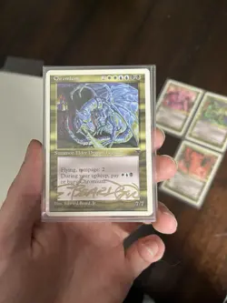 Set of 4 signed MTG Magic the Gathering Elder Dragon Legends by Edward Beard, Jr - Image 5