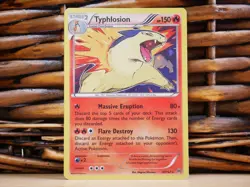 Pokemon TYPHLOSION 20/162 HOLO SWIRL | NM Near Mint | XY BREAKthrough | 2015 - Image 1