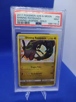 2017 Pokemon Sun & Moon Shining Legends Holo #56 Shining Rayquaza - Image 1