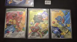 Pokemon First Partner Illustration MEP Bulbasaur Charmander Squirtle 037 038 039 - Image 1
