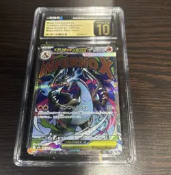 CGC Pristine 10 Mega Charizard X ex 223/193 Mega Dream ex Japanese Pokemon - Image 3