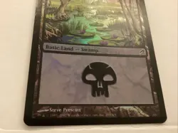 MTG Magic the Gathering Swamp (293/301) Lorwyn LP FOIL - Image 2