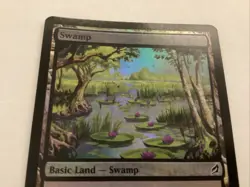 MTG Magic the Gathering Swamp (293/301) Lorwyn LP FOIL - Image 4