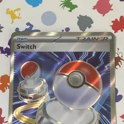 Switch 123/094 Ultra Rare Full Art NM English Pokemon ME02 Phantasmal Flames - Image 3