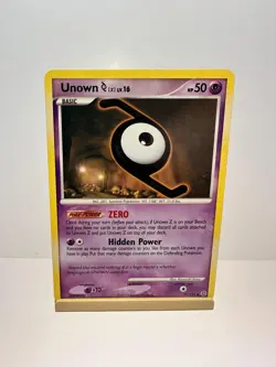 Unown [Z] 72/132 Uncommon Secret Wonders Pokemon Lightly Played - Image 1