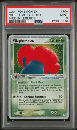 Vileplume ex PSA 9 - 100/101 - Ex Holo Rare - Hidden Legends - Pokemon - Image 1