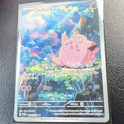 Pokemon Lillie's Clefairy EX 184/159 Journey Together Rare Holo EN 2026 190 HP - Image 1