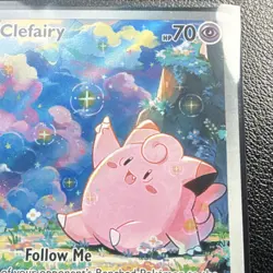 Pokemon Lillie's Clefairy EX 184/159 Journey Together Rare Holo EN 2026 190 HP - Image 3
