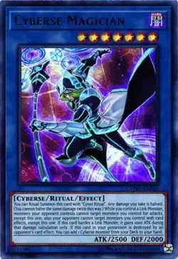 Yugioh! LP Cyberse Magician - CYHO-EN026 - Ultra Rare - Unlimited Edition Lightl - Image 1