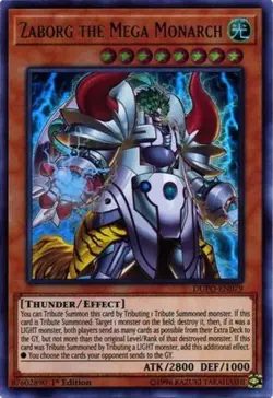 Yugioh! LP Zaborg the Mega Monarch - DUPO-EN079 - Ultra Rare - 1st Edition Light - Image 1