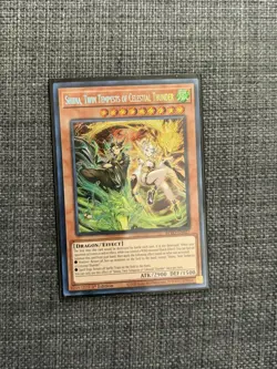 BPRO-EN027 Shiina, Twin Tempests of Celestial Thunder Secret Rare YuGiOh NEW! - Image 1